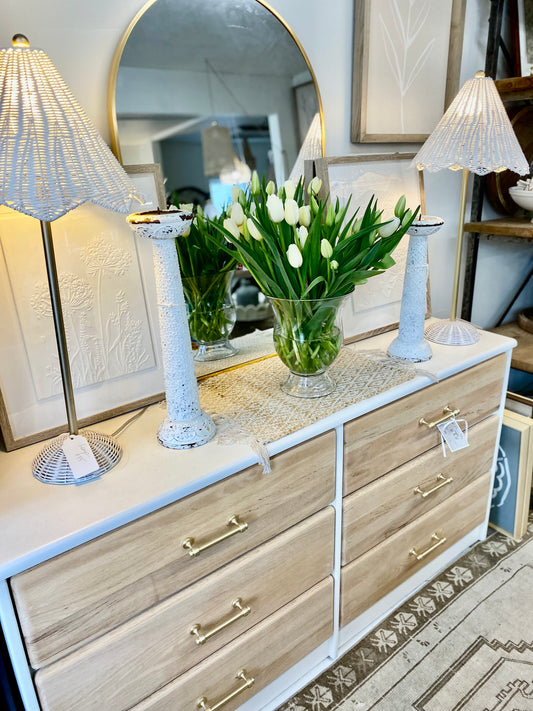 Oak Vintage Refinished Dresser