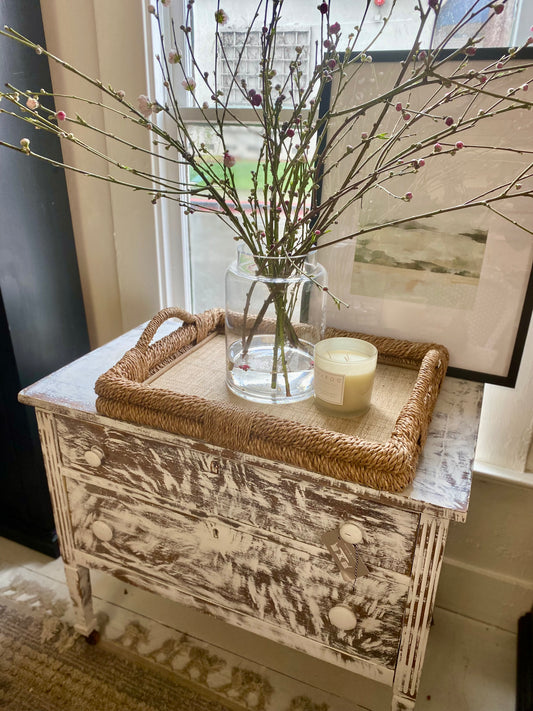 Vintage Rustic Coastal Farmhouse Dresser or Nightstand