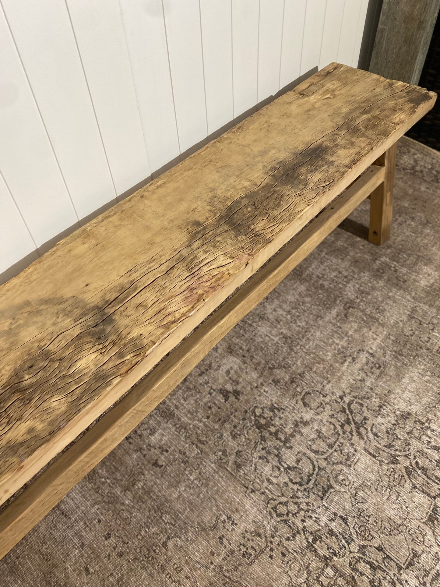 Reclaimed Elm Bench or Coffee Table 73"