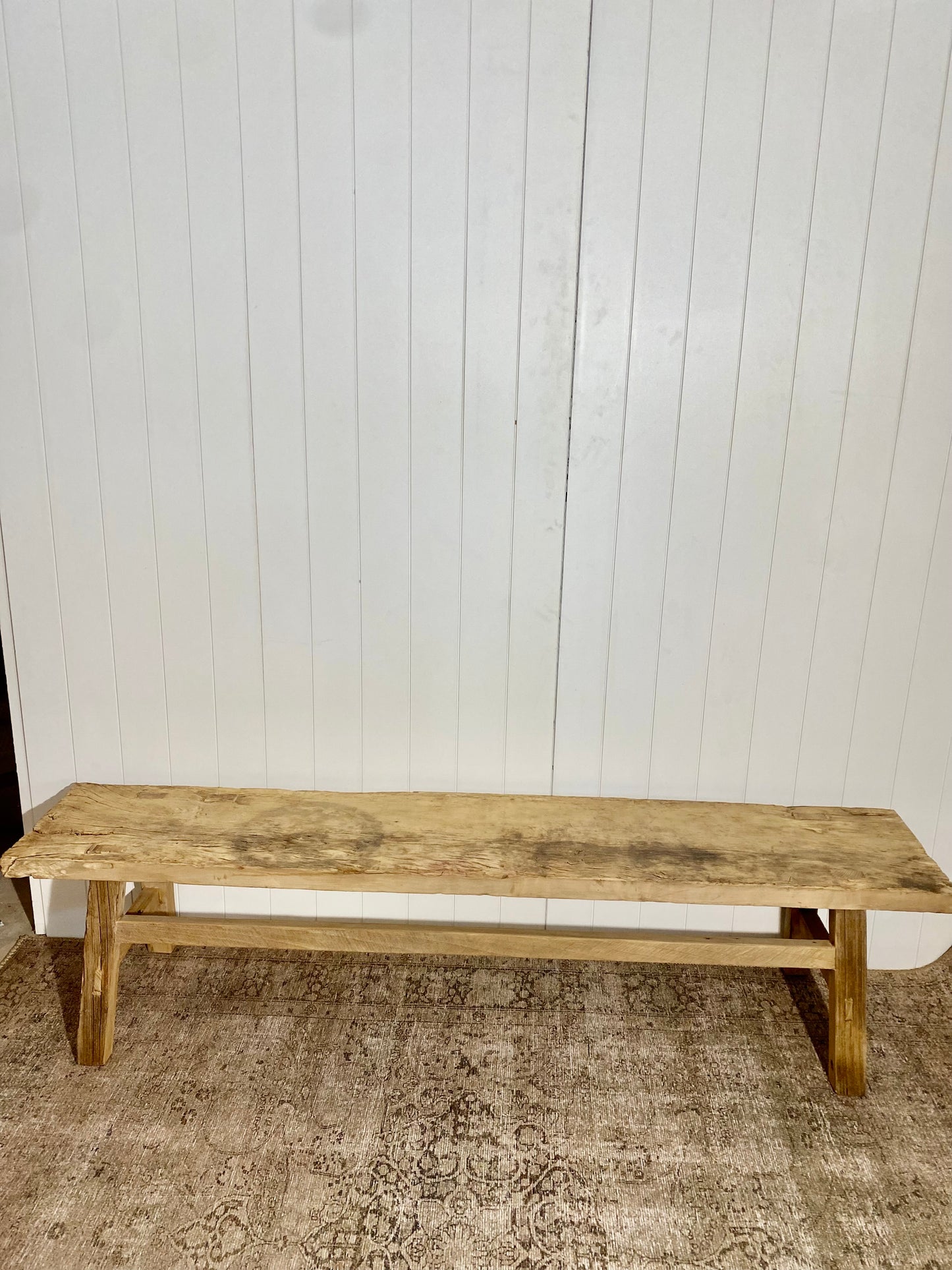 Reclaimed Elm Bench or Coffee Table 73"