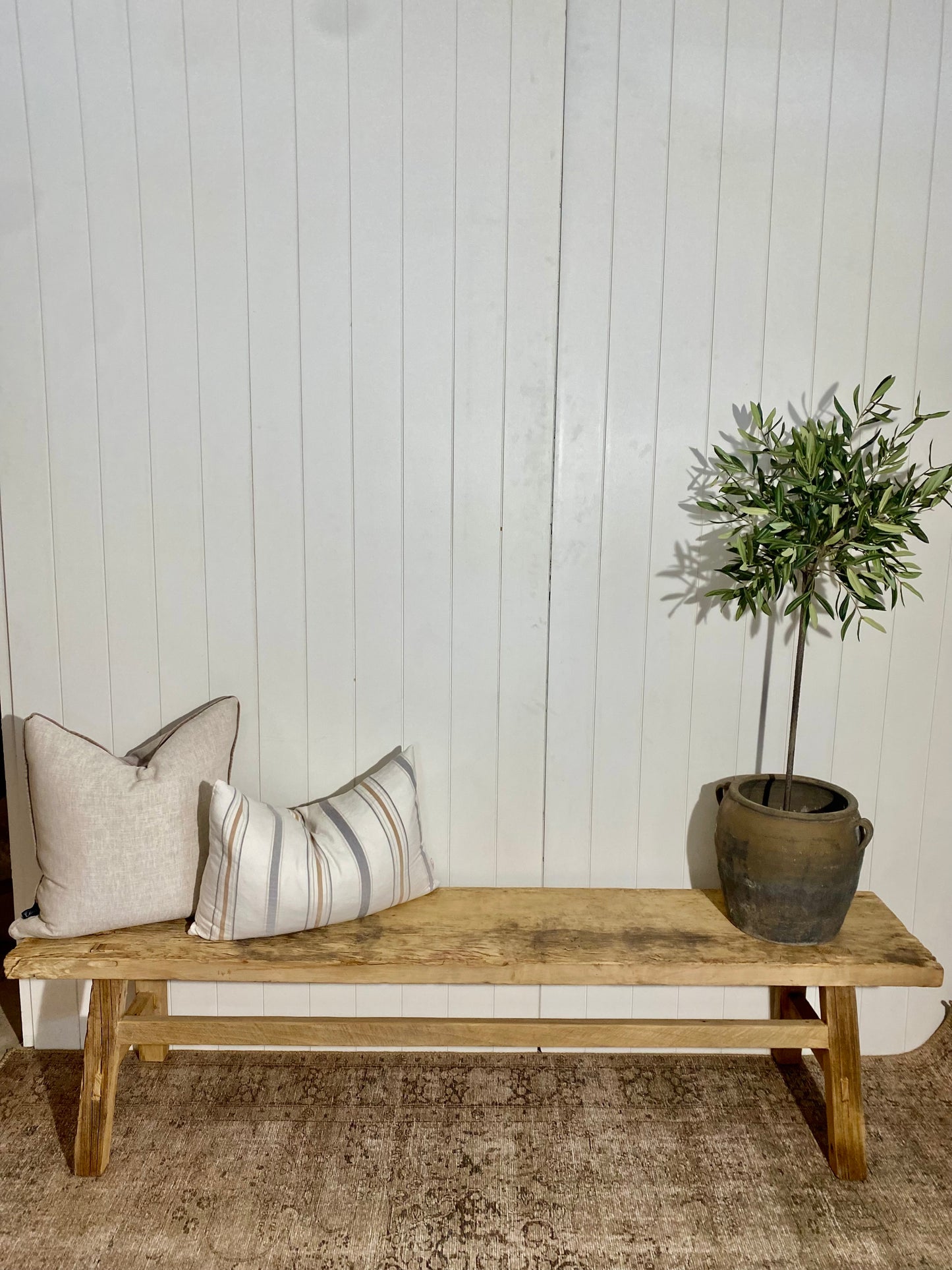 Reclaimed Elm Bench or Coffee Table 73"