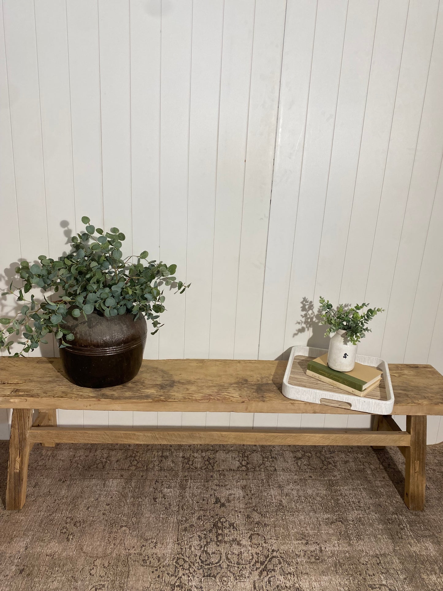 Reclaimed Elm Bench or Coffee Table 73"