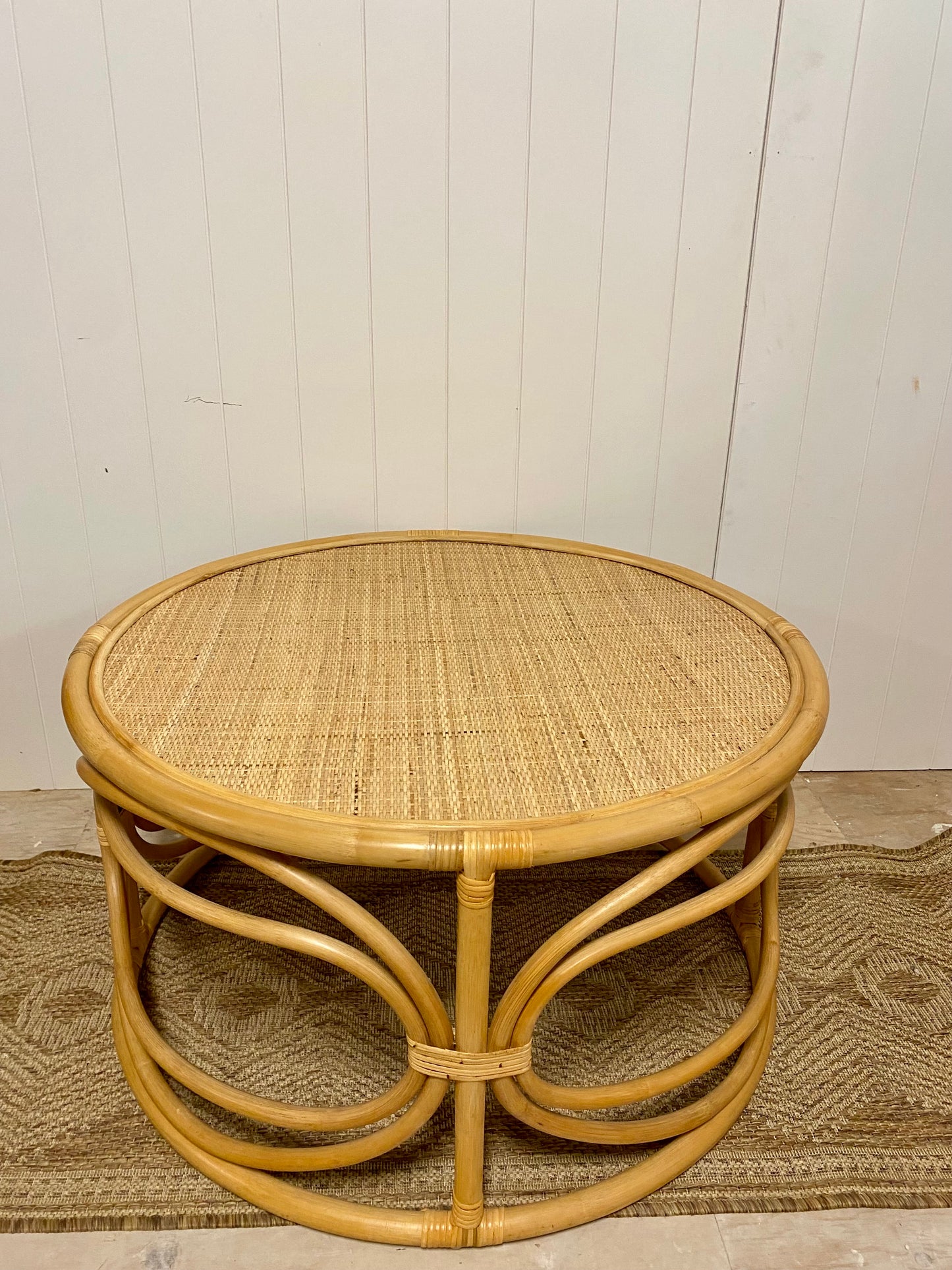 Rattan Coffee Table round